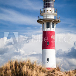 Lighthouse in Nieuwpoort. Belgium.