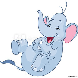 Laughing elephant