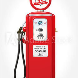 Gasoline pump retro
