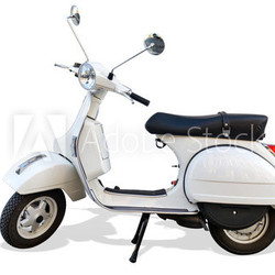 Italien Roller mit Freistellpfad Scooter with Clipping Path