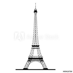 Eiffelturm Silhouette Vektor