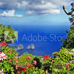 beautiful Capri island, Italy