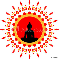 Buddha, Sonne, Meditation, Eleuchtung