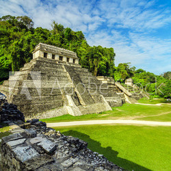 Temples in Palenque