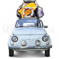 Vieille Automobile Partir en vacances