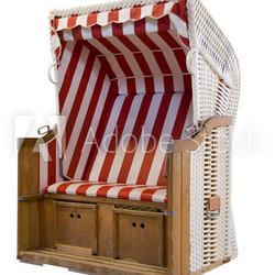 beach chair isolated