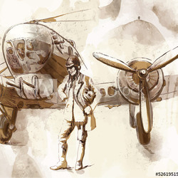 World between 1905-1949 - Pilot (drawing into vector)