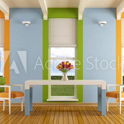 Colorful dining room