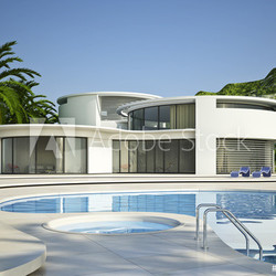 Villa 4 mit Pool