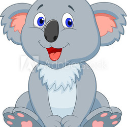 Cute koala cartoon