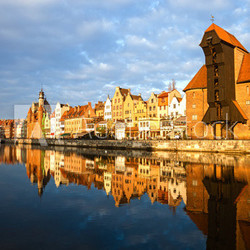 Historic city of Gdansk, Poland.