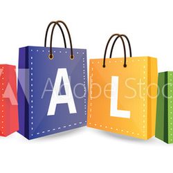 Sale on Shopping Bags
