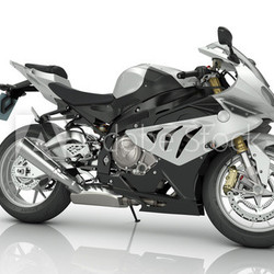 Silver Sport Bike