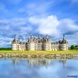 Chateau de Chambord, Unesco french castle. Loire, France