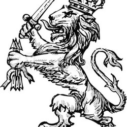 heraldic lion