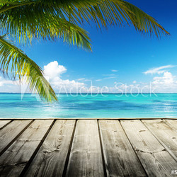 Caribbean sea and perfect sky