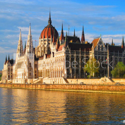 The building of the Parliament in Budapest, Hungary
