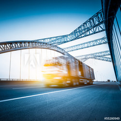 truck motion blur