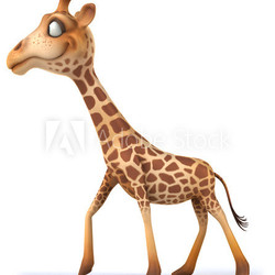 Fun giraffe