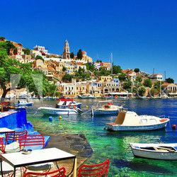 Greek holidays. Symi island