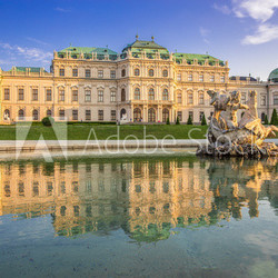 Schloss Belvedere zur Sommerzeit, Wien