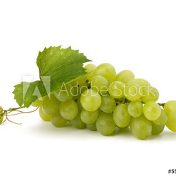 Ripe grape whith leaf