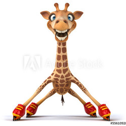 Fun giraffe