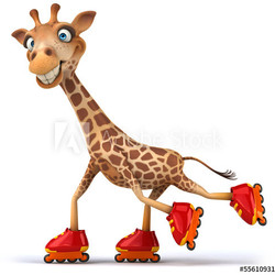 Fun giraffe
