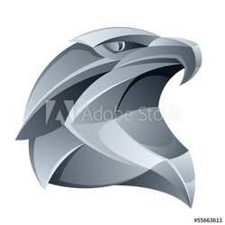 Silver eagle head