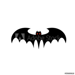 Isolated image of Halloween bat