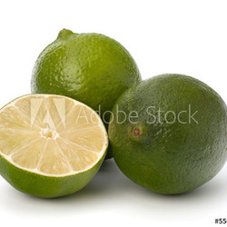 lime isolated on white background