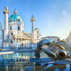 Karlskirche in Vienna, Austria