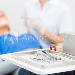 Sterile tools for dentist in practice