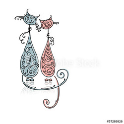 Couple of cats for your design