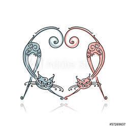 Couple of cats for your design