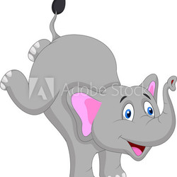 Cute elephant cartoon