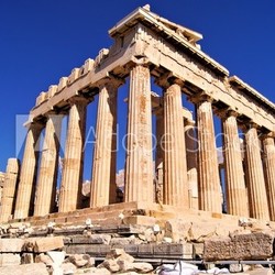 The ancient Parthenon, the Acropolis, Athens, Greece