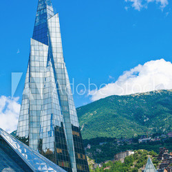 Spa resort building of the Andorra la Vella, Andorra
