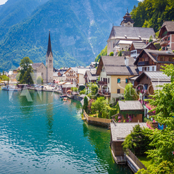 View of Hallstatt village