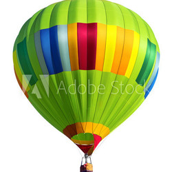 hot air balloon isolated