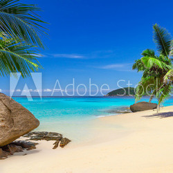 Tropical beach scenery in Thailand