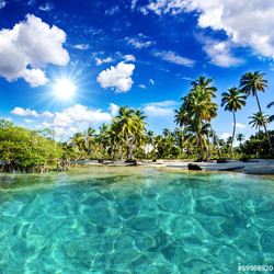 Caribbean: Lonely beach :)