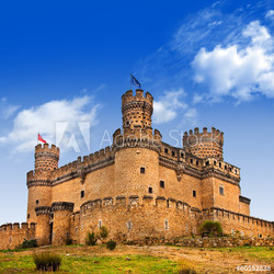Castle  Manzanares el Real, Madrid ,Spain