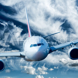 Passenger Airliner in the sky