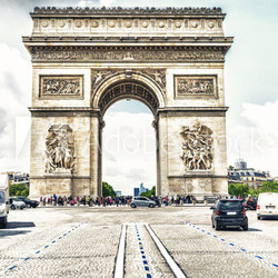 The arc of triumph in Paris