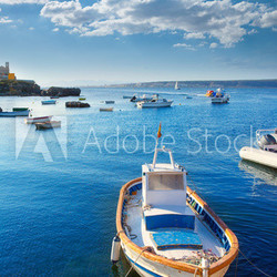 Tabarca islands boats in alicante Spain