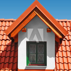 roof with clay tiles