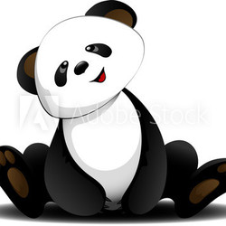 Sitting panda