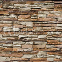 Stone stucco wall