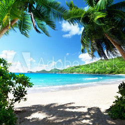 beach, Mahe island, Seychelles